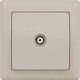 Mutlusan Daria TV Antenna Socket Aerial in Beige color 10270