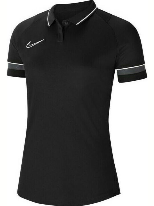 Nike Dri-Fit Academy Κοντομάνικη Γυναικεία Αθλητική Μπλούζα Μαύρη