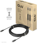 Club3D USB 3.2 Cable USB-C male - USB-C male Μαύρο 5m (CAC-1535)