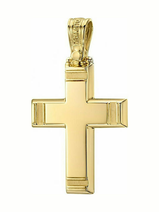 Triantos Men's Gold Cross 14K