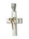 Triantos Women's White Gold Cross 14K