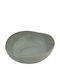 HFA Granite Plate Soup made of Porcelain Beige with Diameter 18.7cm