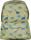 A Little Lovely Company Dinosaurs School Bag Backpack Kindergarten in Green color