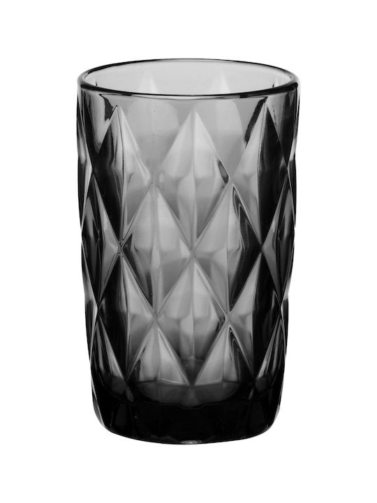 Cryspo Trio Kare Glass Water made of Glass Smoke 330ml