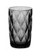 Cryspo Trio Kare Glass Water made of Glass Smoke 330ml