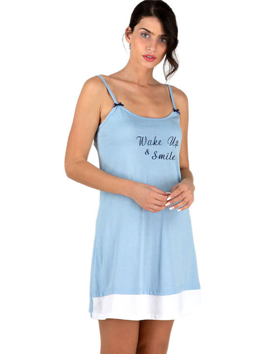 Rachel Summer Women's Nightdress Light Blue