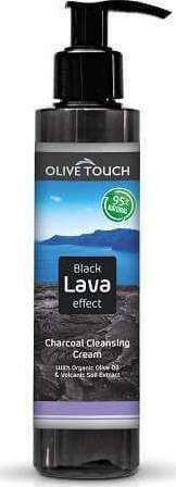 Olive Touch Black Lava Effect Γαλάκτωμα Καθαρισμού Προσώπου 150ml