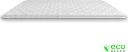 Eco Sleep Semi Double Memory Foam Mattress Topper Memory Χωρίς Καπιτονέ with Removable Cover 130x200x4cm