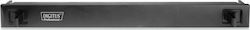 Digitus Οπτικό Patch Panel για Rack 1U 19" Μαύρο