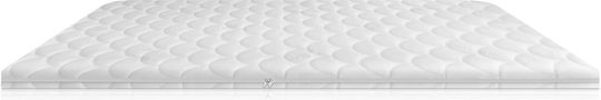 Eco Sleep Ανώστρωμα Memory Καπιτονέ Μονό Memory Foam με Αποσπώμενο Κάλυμμα 90x200x6εκ.