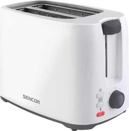 Sencor Φρυγανιέρα 2 Θέσεων 750W Λευκή