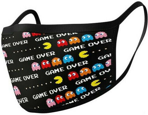 Pyramid International Face Cover Triple Layer Protection Pac-Man Mască de protecție Țesătură GP85678 2buc