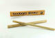 Boobam Straws Bamboo Beige with Brush with Brush 2pcs