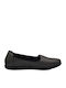 Catty Leder Damen Mokassins in Schwarz Farbe