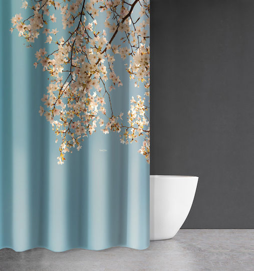 Saint Clair Zen Body Des 814 Душ завеса Тъканна 180x200см Blue Saint Clair Zen Body Des 814 Душ завеса Тъканна 180x200см Blue