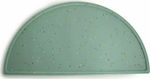 Mushie Silicone Baby Placemat Green