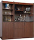 Silver K190 K190-FOU-GRE-Aluminum Kitchenette with Right Sink Bowl 190x65x209cm Gray Aluminum with Small Refrigerator