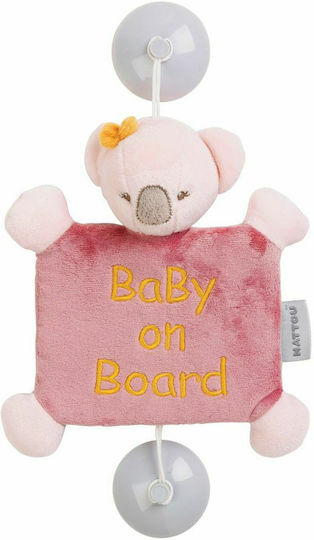 Nattou Знак Baby on Board Играчка с Вендуза Iris & Lali Розов