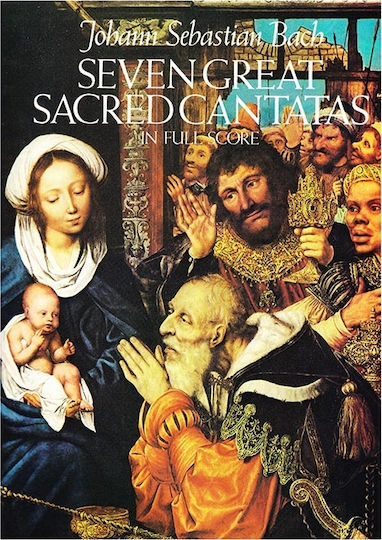 Dover Publications Bach - Seven Great Sacred Cantatas [Full Score] Παρτιτούρα για Ορχήστρα