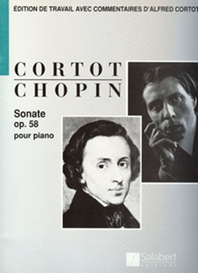 Durand Chopin - Sonate op. 58 Pour Piano (Cortot) Sheet Music for Piano