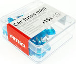 AMiO Car Fuse Set Blades 50pcs