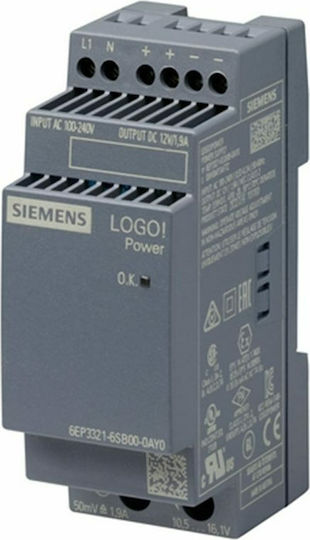 Siemens Тръбнохранителен блок с изход 12V 1.9Спецификация PLC