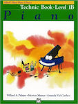Alfred Music Publishing Basic Piano Library- Technic Book Μέθοδος Εκμάθησης για Πιάνο Level 1B