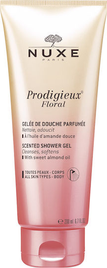 Nuxe Prodigieux Floral Scented Αφρόλουτρο σε Gel με Αμύγδαλο & Άρωμα Εσπεριδοειδή 200ml
