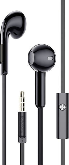 Borofone BM55 Sonido Earbuds Handsfree με Βύσμα 3.5mm Μαύρο