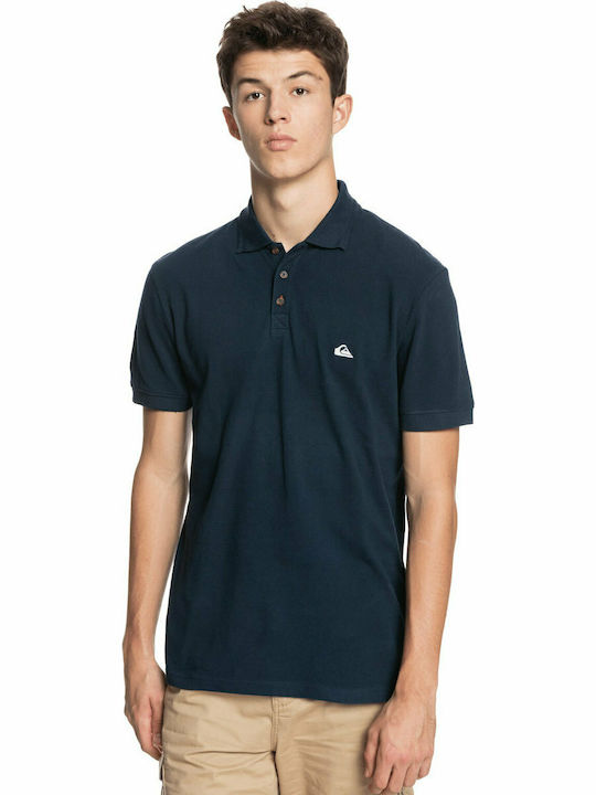 Quiksilver Loia Men's Short Sleeve Blouse Polo Navy Blazer