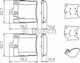 Bosch Brake Pad Front 2pcs for Maserati 420 Mazda 2 Mercedes-Benz 420 Rover 420 Mercedes-Benz