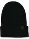 Stamion 111145 Ribbed Beanie Cap Black