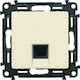 Legrand Valena Life Front Single Telephone Sock...