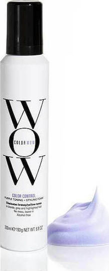 Color Wow Color Wow Toner Farbe Mousse Control Lila Tönung und Styling-Schaum 200ml