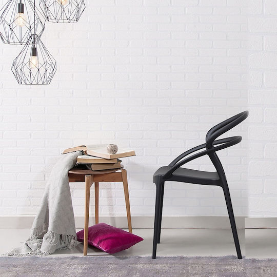 Scaun Pia 20.0133 Negru 54x56x82cm