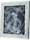 Prince Silvero Корона Кутия Корниз Правоъгълена Silver/White 25x20εκ.