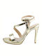 New Matic 77 Damen Sandalen in Gold Farbe