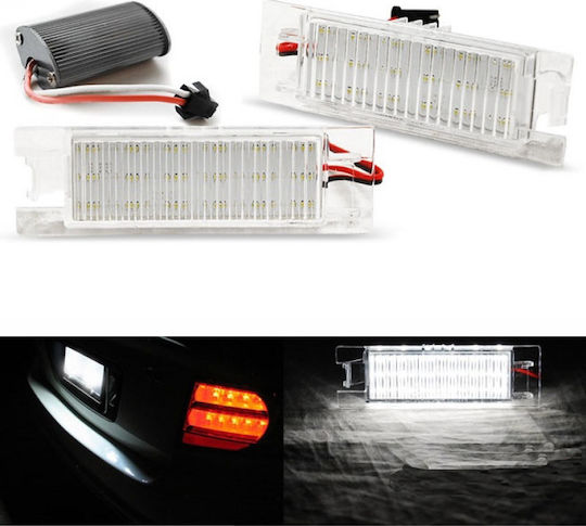 Vinstar Φώτα Πινακίδας Led 12V για Hyundai iX35 για Opel Astra / Combo / Insignia / Zafira / Corsa 2τμχ