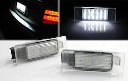 Vinstar License Plate Lights Led 12V for Citroen C2 / C3 / C4 / C5 / C6 Peugeot 1007 / 106 / 207 / 3008 / 307 / 308 / 4008 / 406 / 407 / 508 2pcs