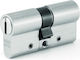 Assa Abloy Lock Cylinder Security Omega 80mm (30-50) Silver