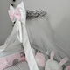 Baby Star Mückennetz Kinderbett aus Tüll 7231-P Rosa 520x180cm