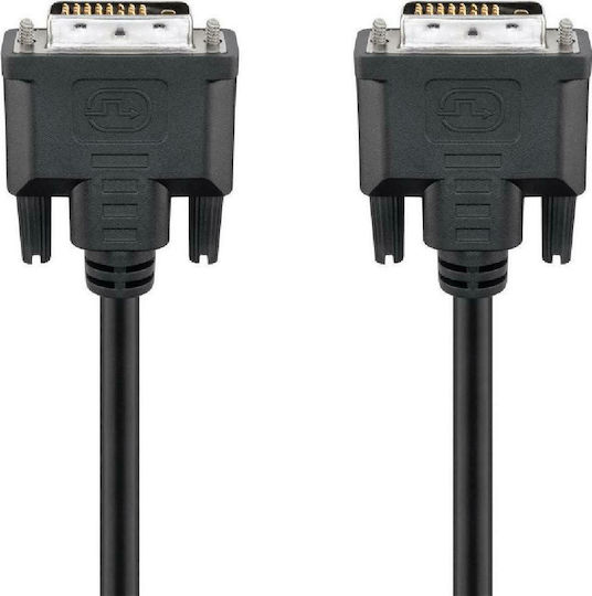 Goobay Kabel DVI-D-Stecker - DVI-D-Stecker 1.8m Schwarz (93573)