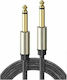 Ugreen AV128 Kabel 6,3mm Stecker - 6,3mm Stecker 3m Gray (10639)