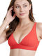 Erka Mare Padded Triangle Bikini Top Red