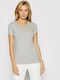 Guess Women's T-shirt with V Neck Gray