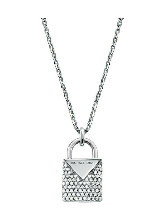 Michael Kors Choker από Ασήμι με Ζιργκόν