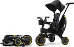 Doona Παιδικό Τρίκυκλο Ποδήλατο Πτυσσόμενο, Μετατρεπόμενο με Χειρολαβή Γονέα & Σκίαστρο Liki Trike S5 για 10+ Μηνών Μαύρο