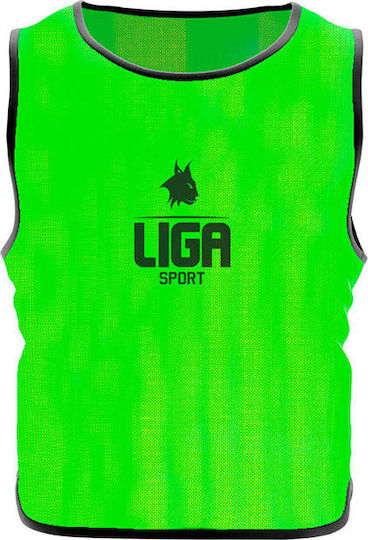 Liga Sport Mesh Bibs Premium Senior Διακριτικό Προπόνησης Ενηλίκων σε Πράσινο Χρώμα