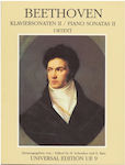 Universal Edition Ludwig Van Beethoven - Piano Sonatas Παρτιτούρα για Πιάνο Vol II
