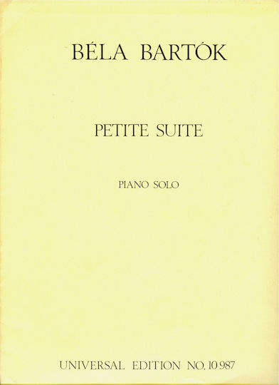 Universal Edition Bela Bartok - Petite Suite за Пиано